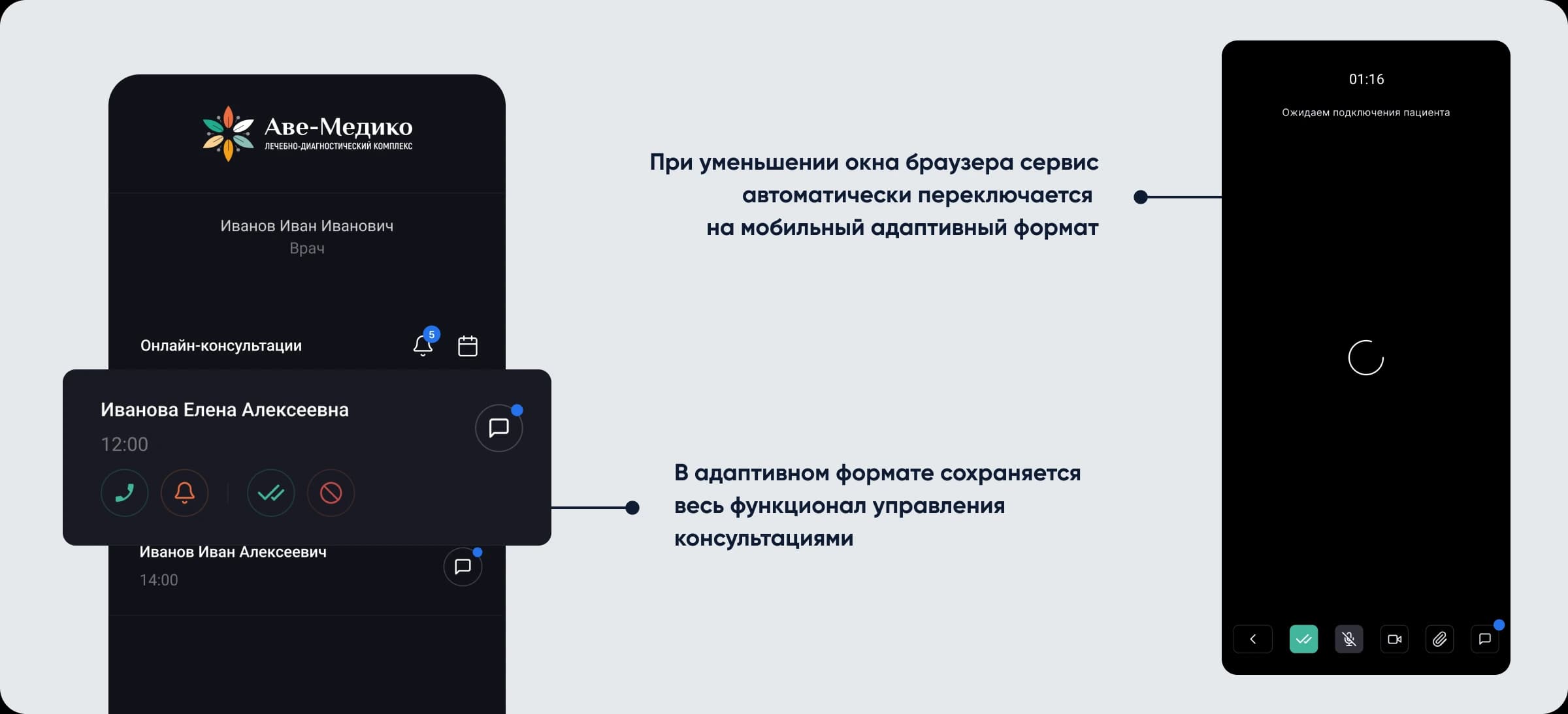 Manage consultation image